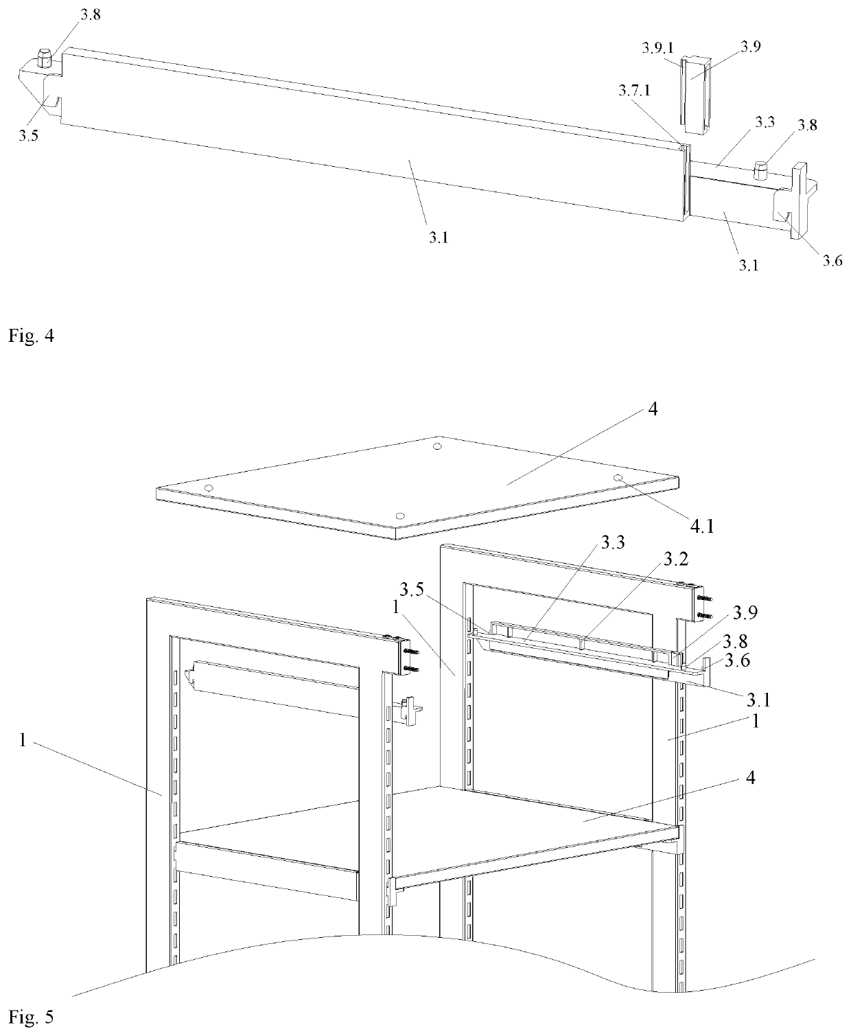 A Side Frame and a Storage Rack comprising thereof