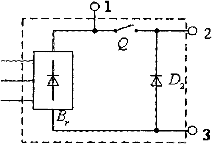 Multi-input rectifying circuit for distributed power generation