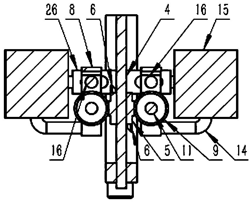 Fretting wear test device and system