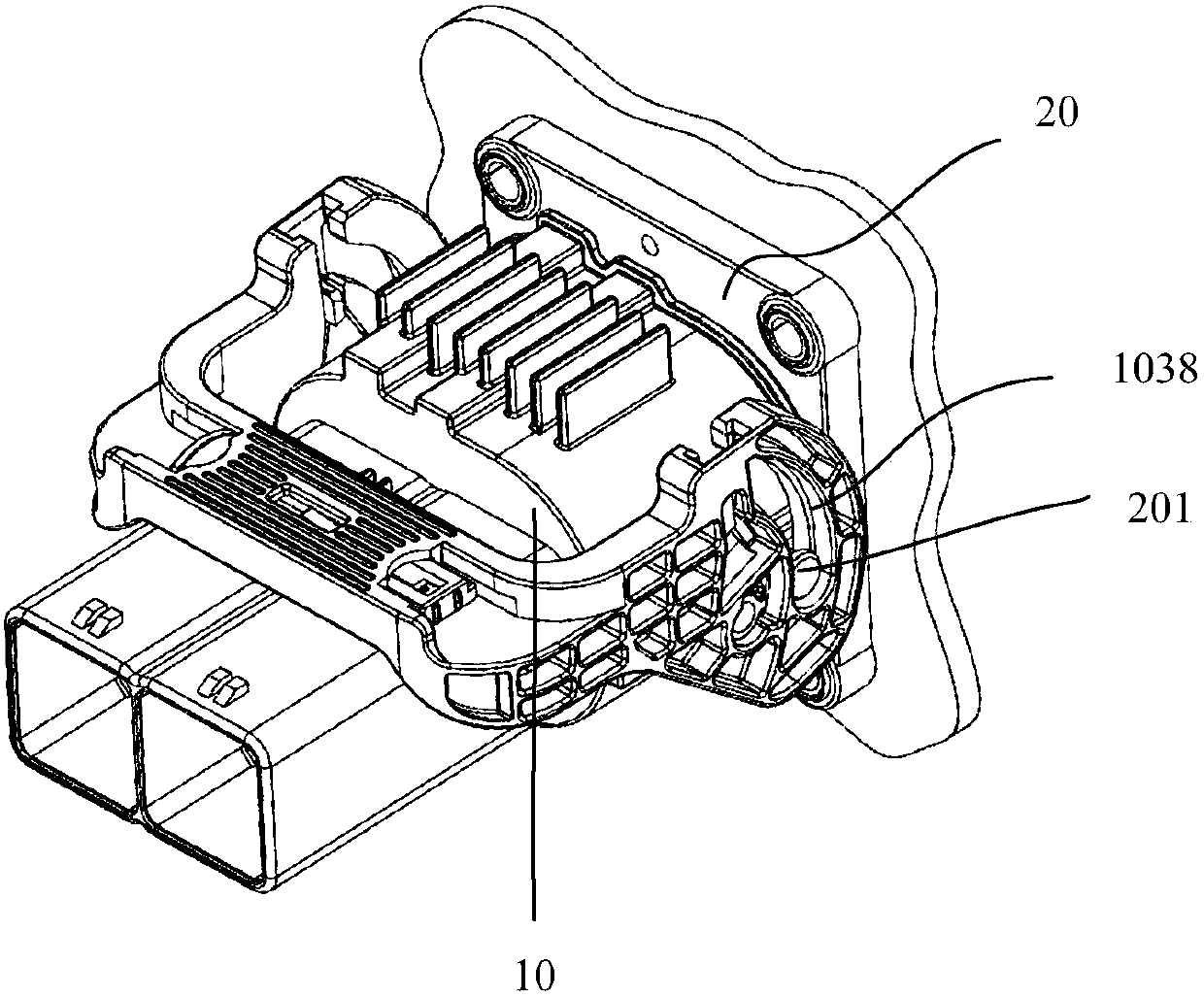 Electrical connector having position retaining part