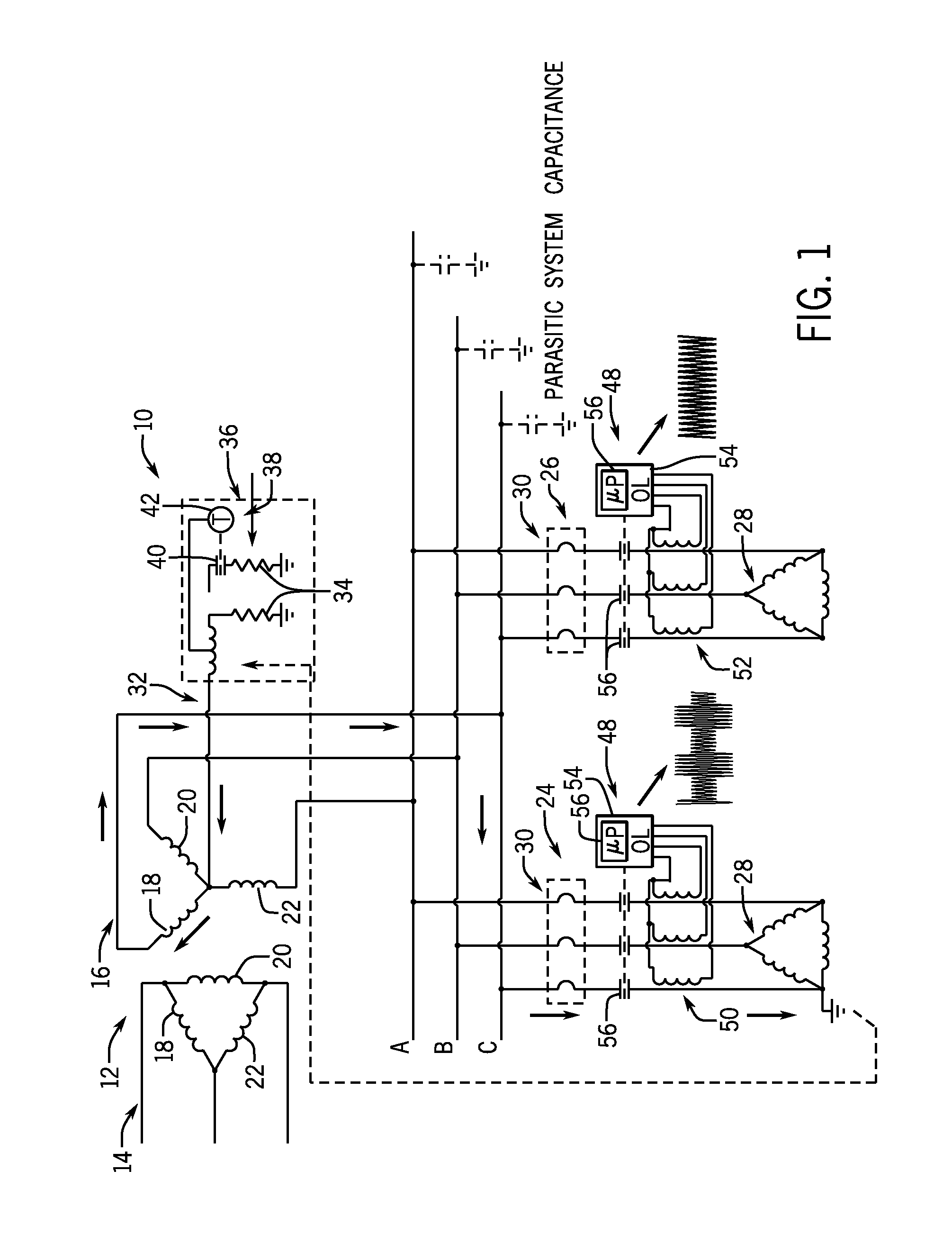 System and method for pulsed ground fault detection and localization