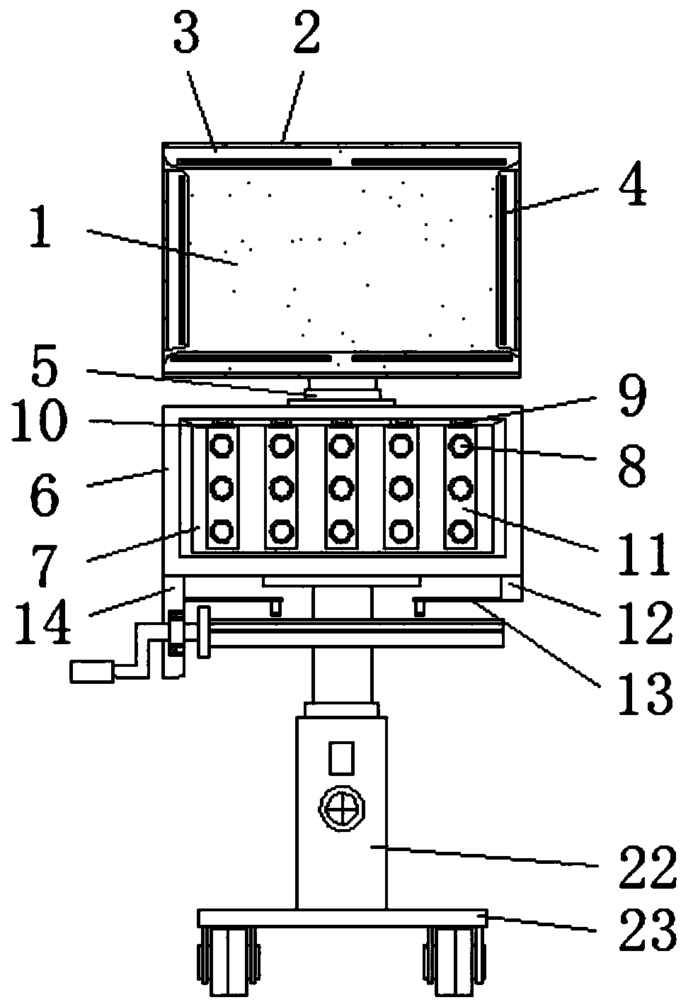 Display and storage device with rolling function for architectural drawing