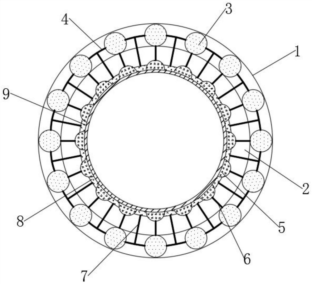 A self-expanding anti-seepage seal for oil extraction equipment