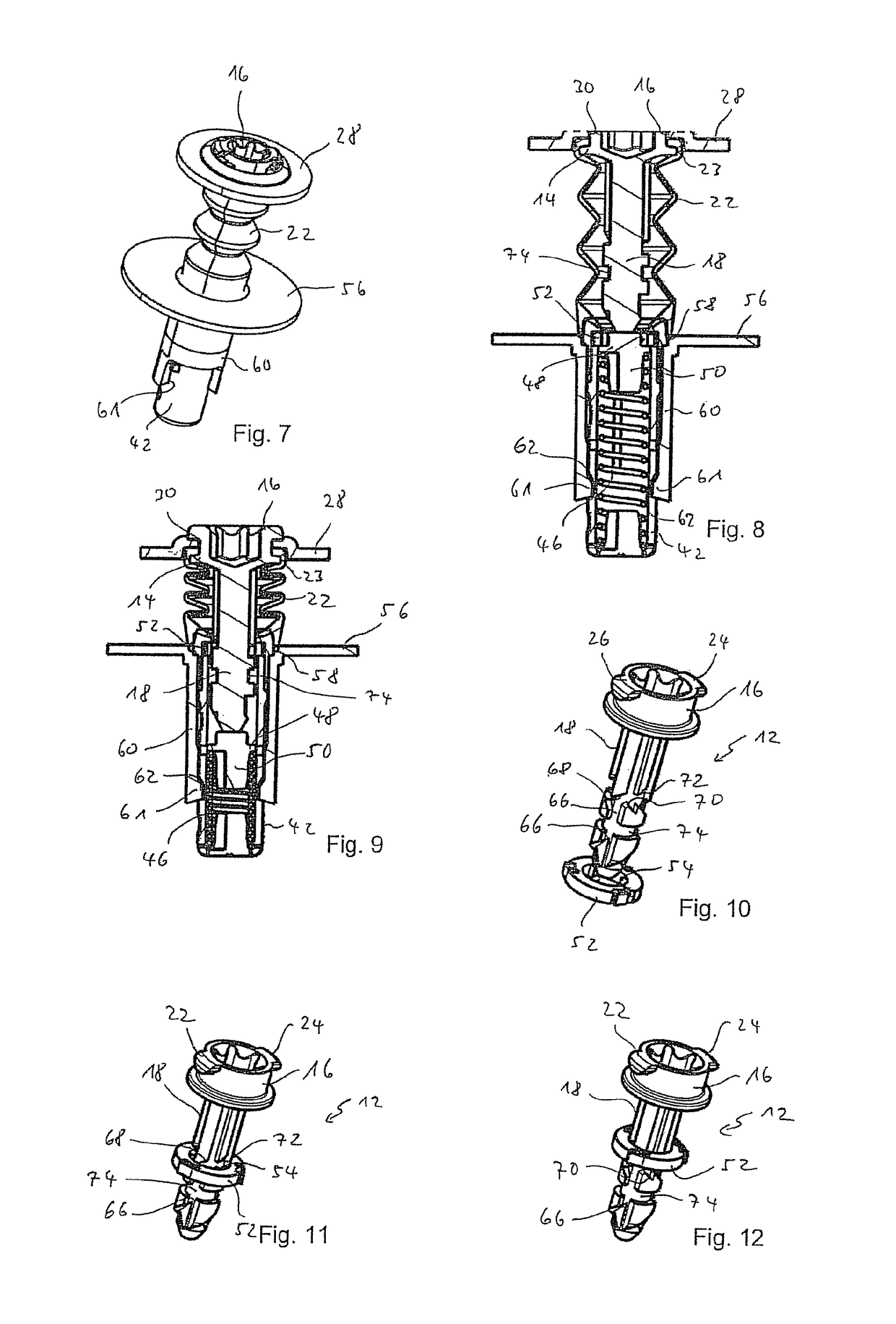 Actuation device for a flap