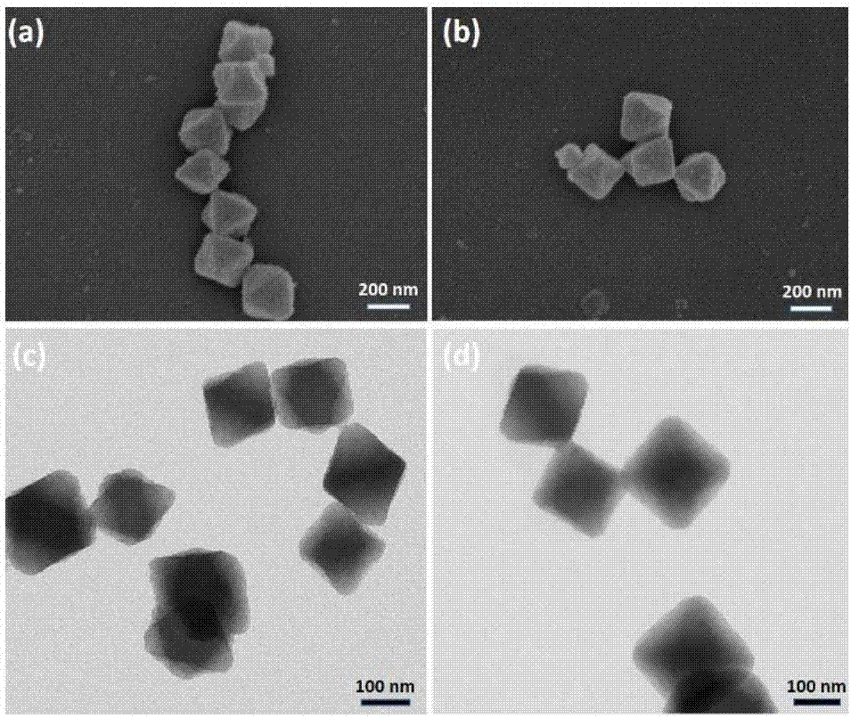 High-stability nanoscale zirconium-based metal organic framework material and preparation method and application thereof