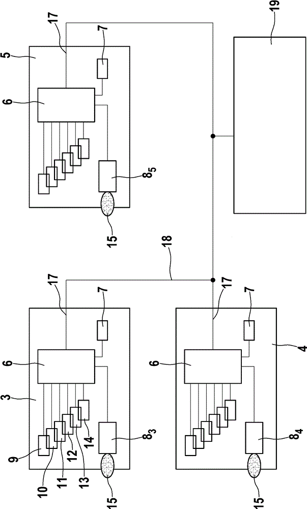 Method and controller for determining the height of work equipment equipped with a pivoting element