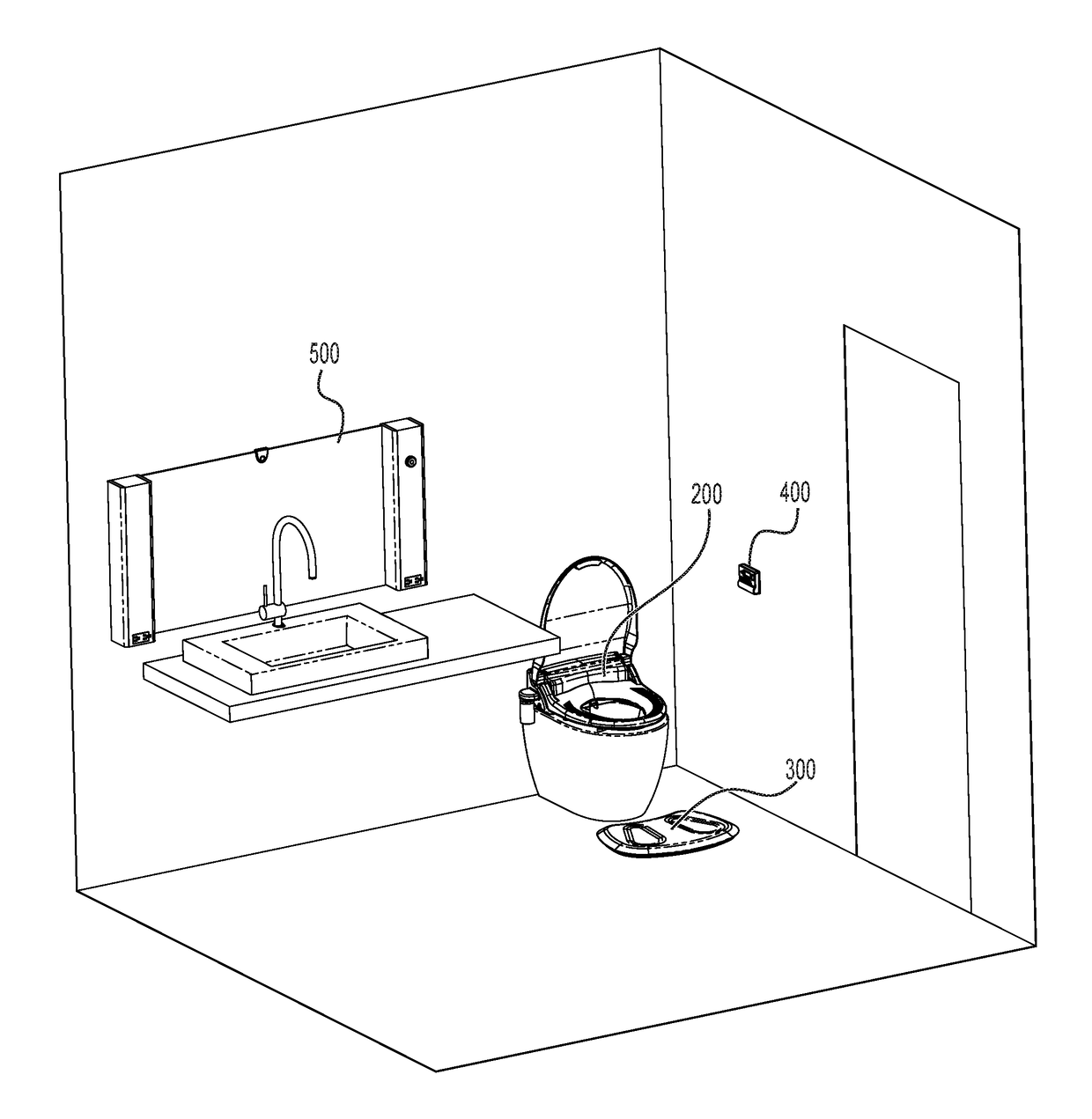 Biomonitoring devices, methods, and systems for use in a bathroom setting