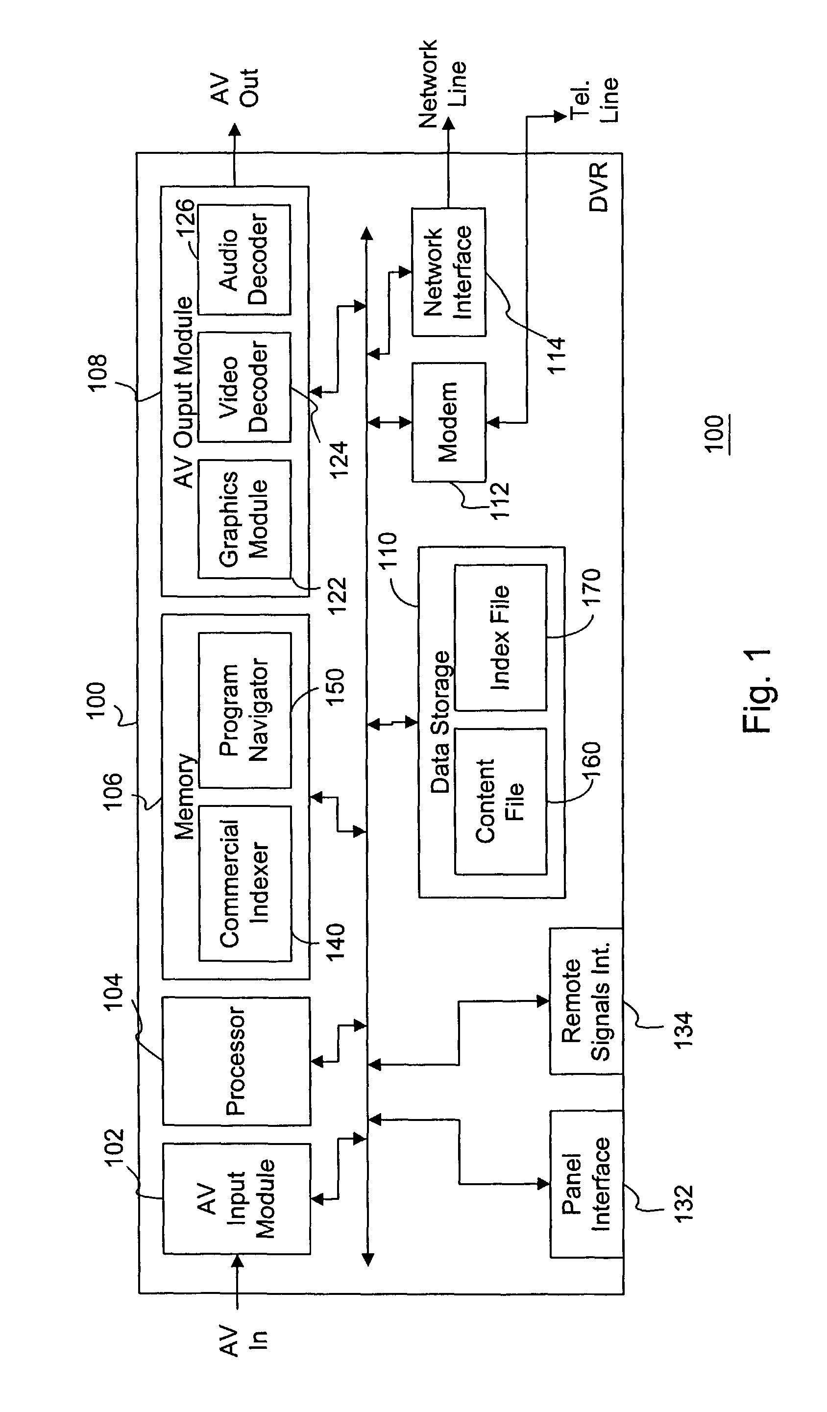 System and method for indexing commercials in a video presentation