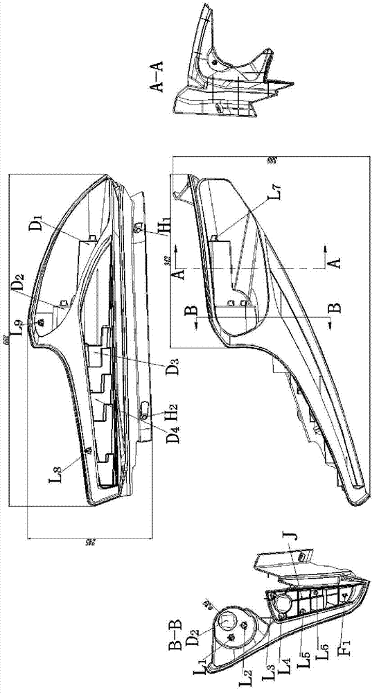 New-energy car lamp base and manufacturing method thereof