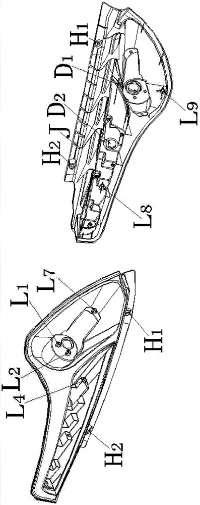 New-energy car lamp base and manufacturing method thereof