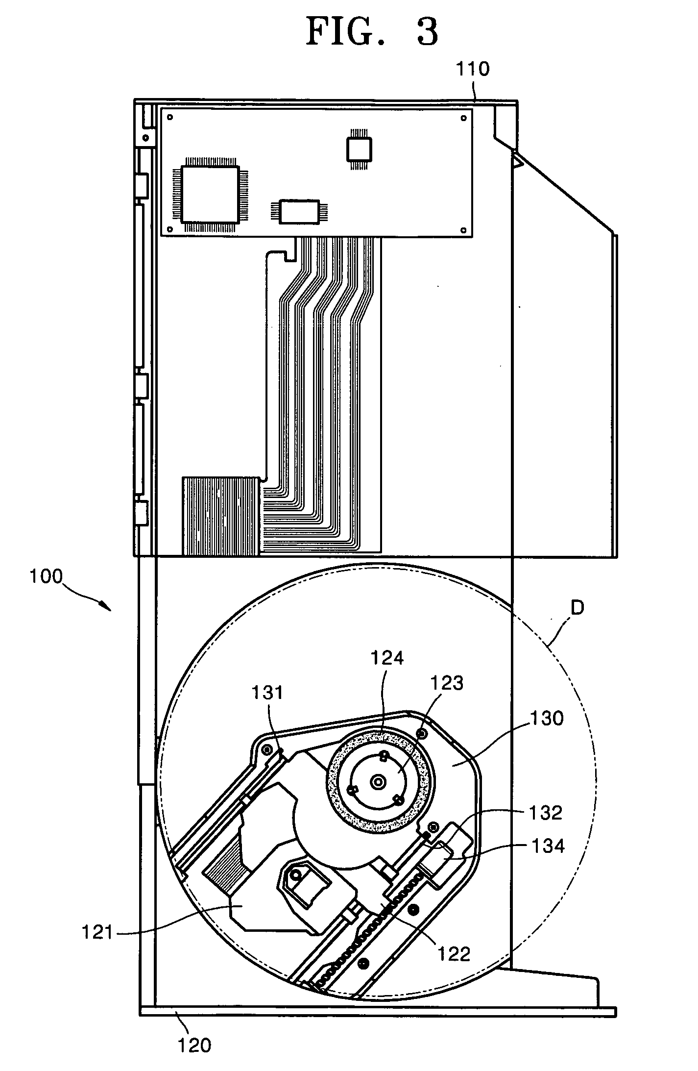 Optical pickup system and disk drive with the same