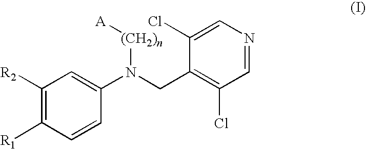 Phosphodiesterase-4 inhibitors belonging to the tertiary amine class