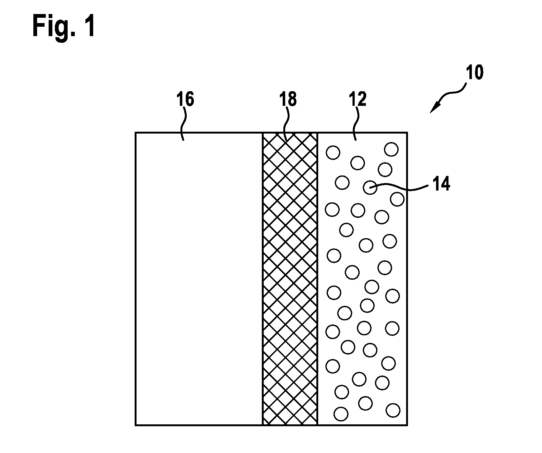 Process for producing an electrode for an electrochemical energy storage means and electrode