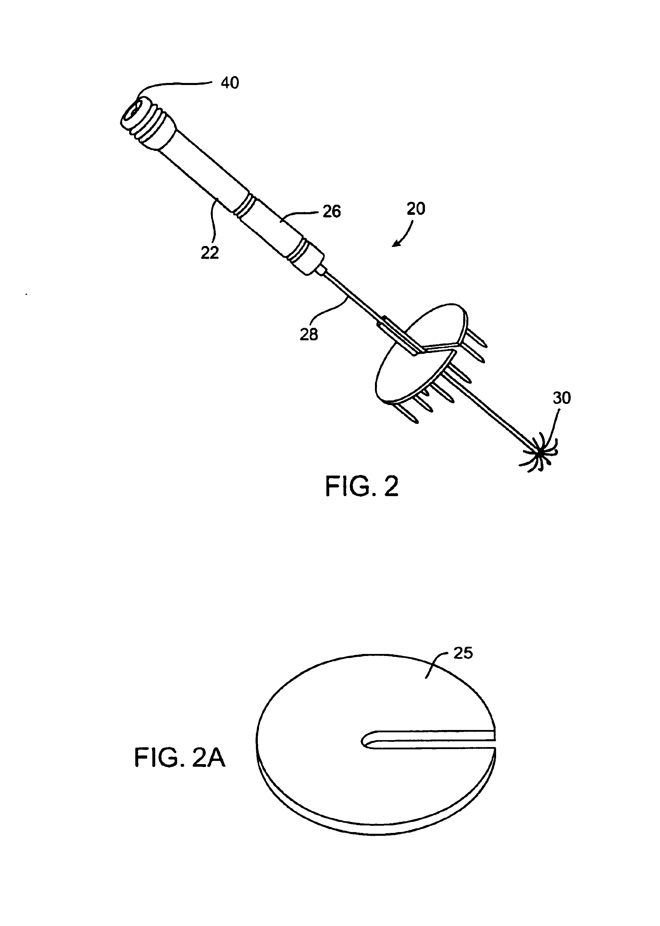 Apparatus and method for treating tumors near the surface of an organ