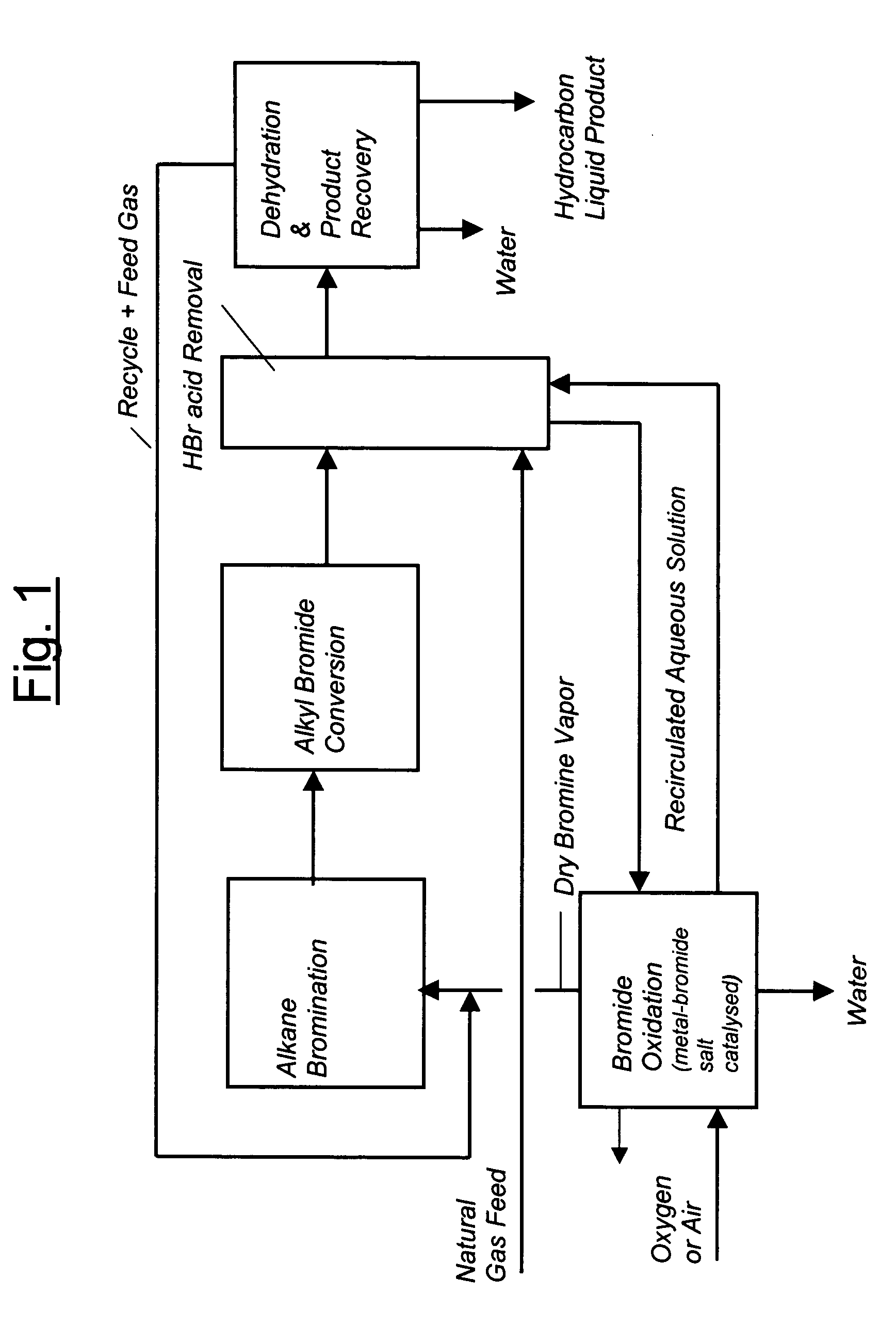 Process for converting gaseous alkanes to liquid hydrocarbons