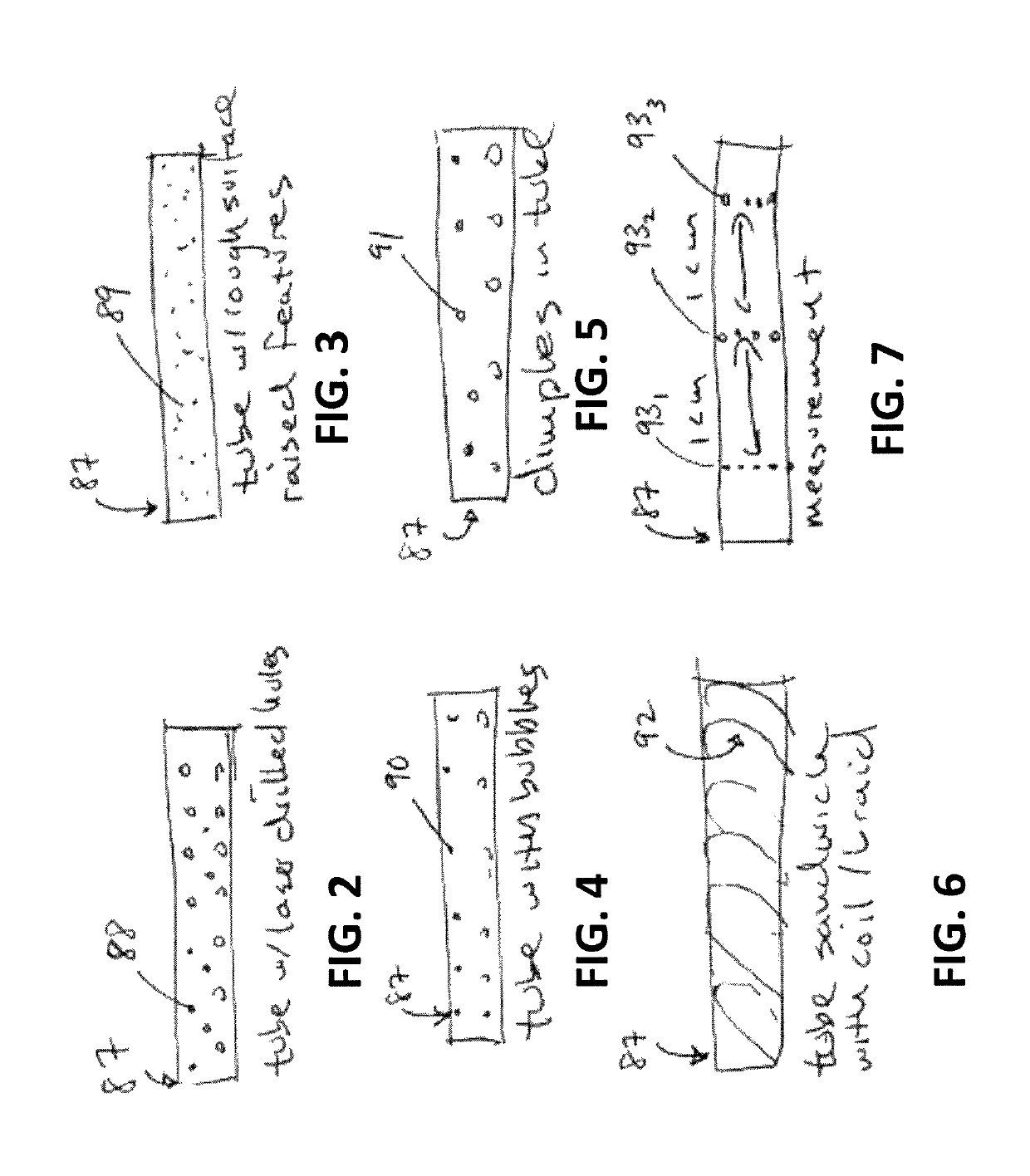 Filters with echogenic characteristics