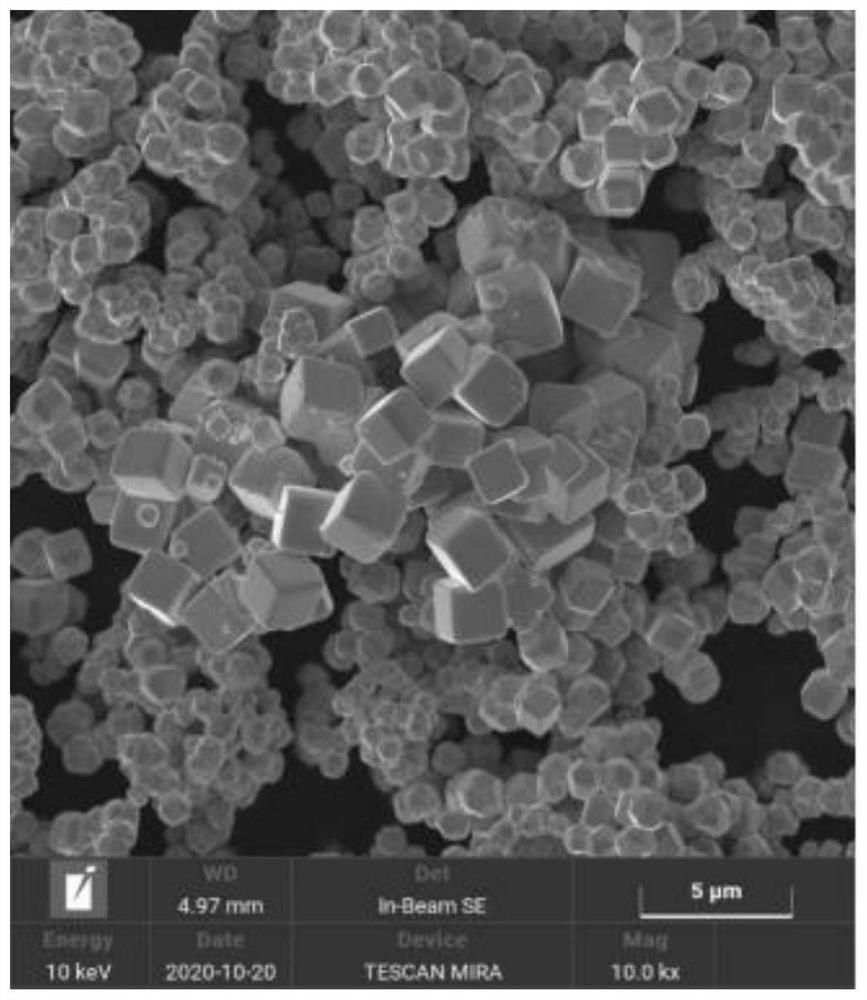 A kind of preparation method of polyhedral tungsten powder