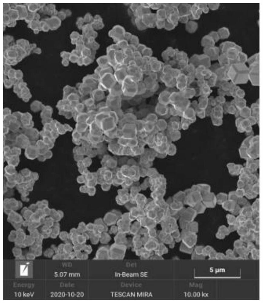 A kind of preparation method of polyhedral tungsten powder