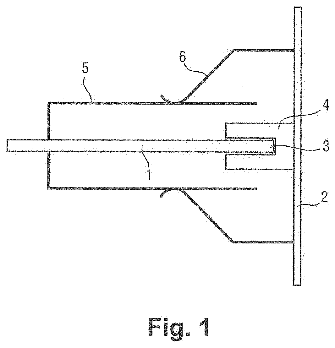 Electrical connection system comprising a primary connection device and a secondary connection device