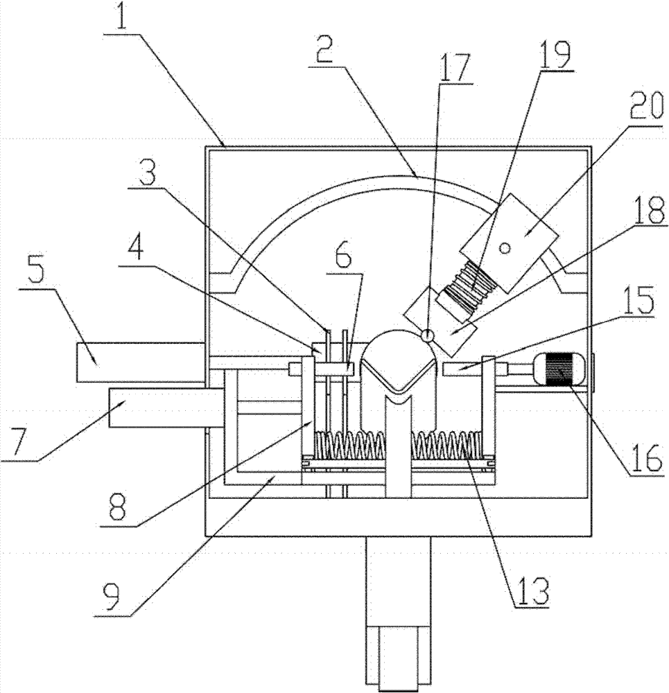 Automatic detection mechanism for appearance integrity of ball bed high-temperature reactor fuel element