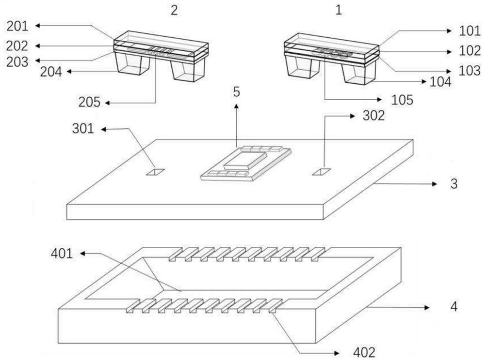 A kind of miniaturized fully integrated ndir gas sensor and its preparation method