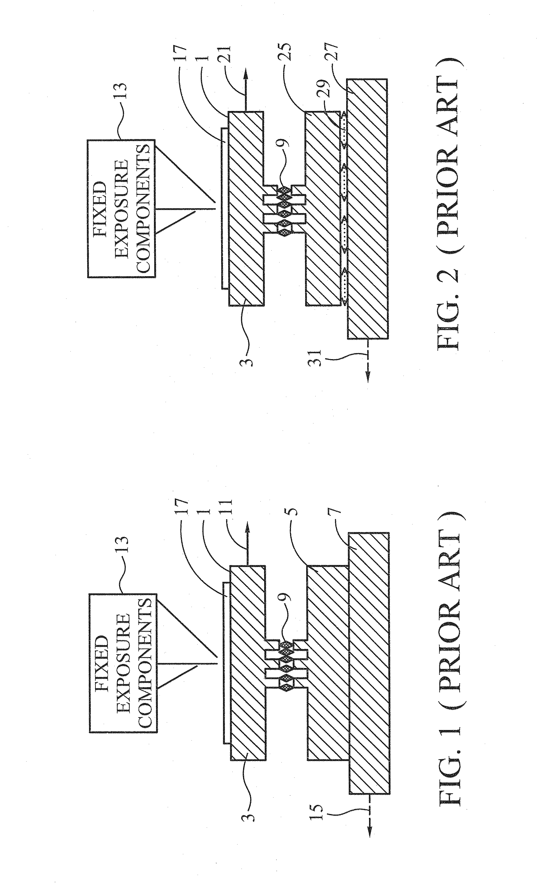 Semiconductor processing apparatus with simultaneously movable stages