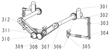 A linkage self-locking device for machine tools
