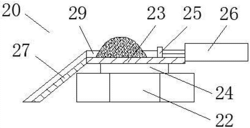 Mixing device capable of realizing automatic and quantitative feeding