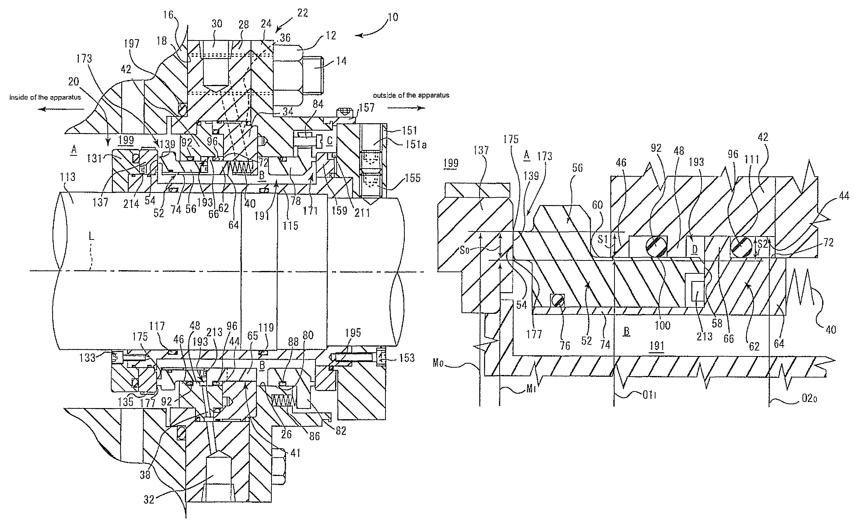 Mechanical seal device