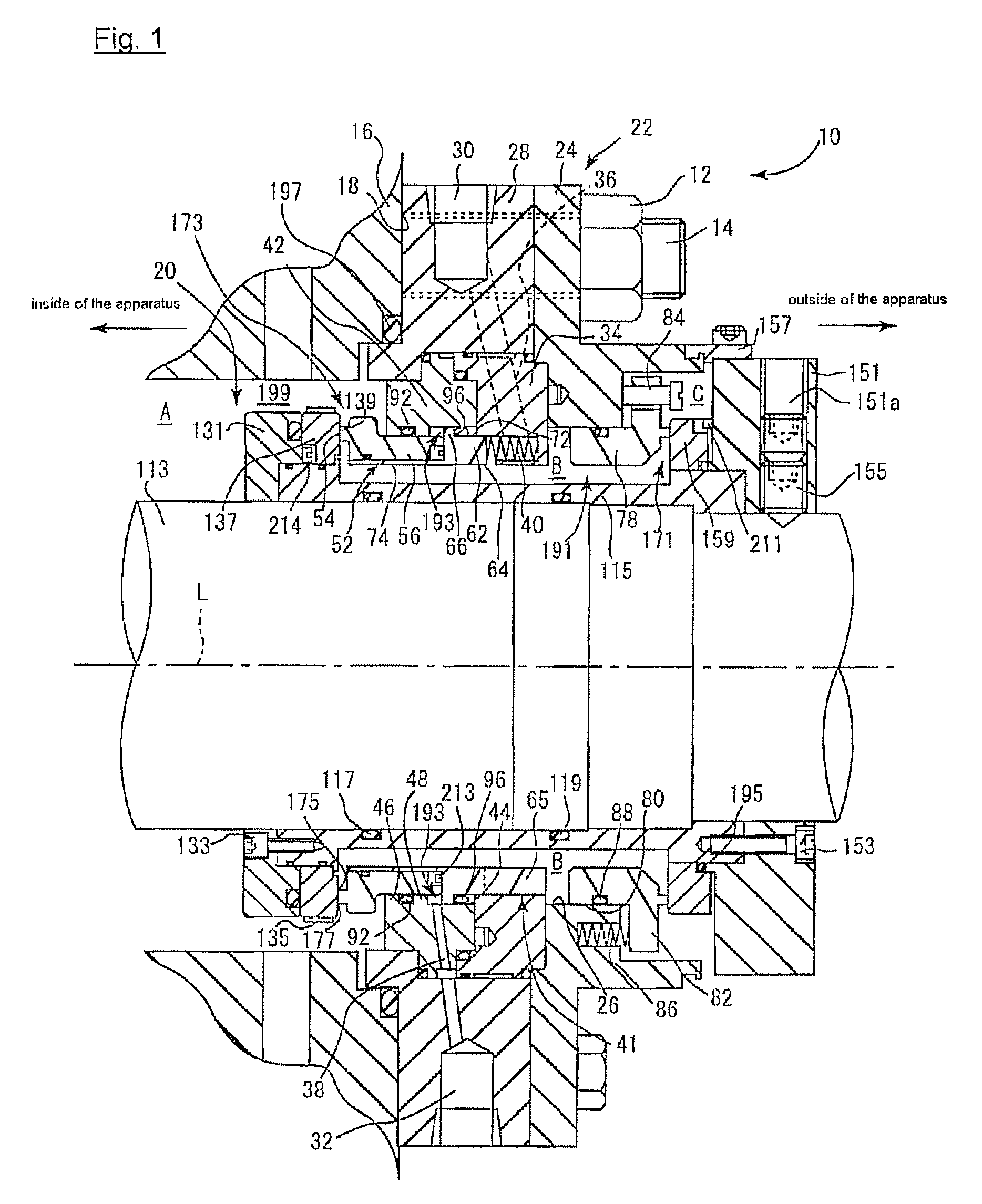 Mechanical seal device