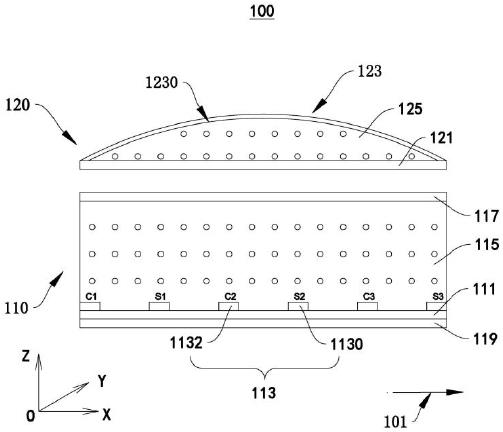 Liquid crystal lens device and virtual reality zooming method