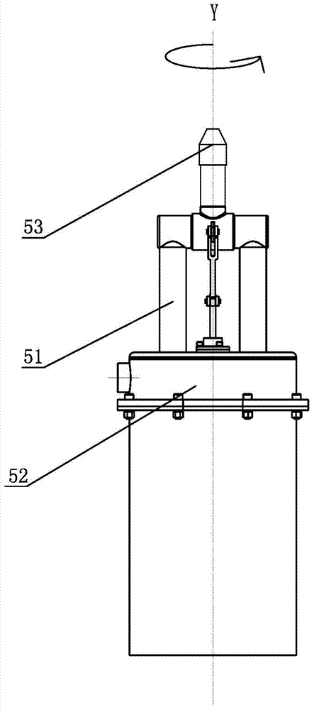 2d fountain device for performance stage with turntable and brake