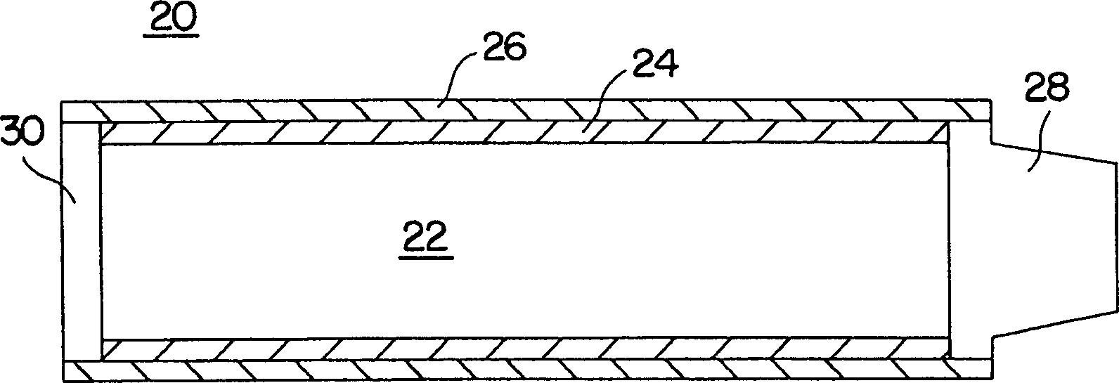 Compsite wire with noble metal cladding