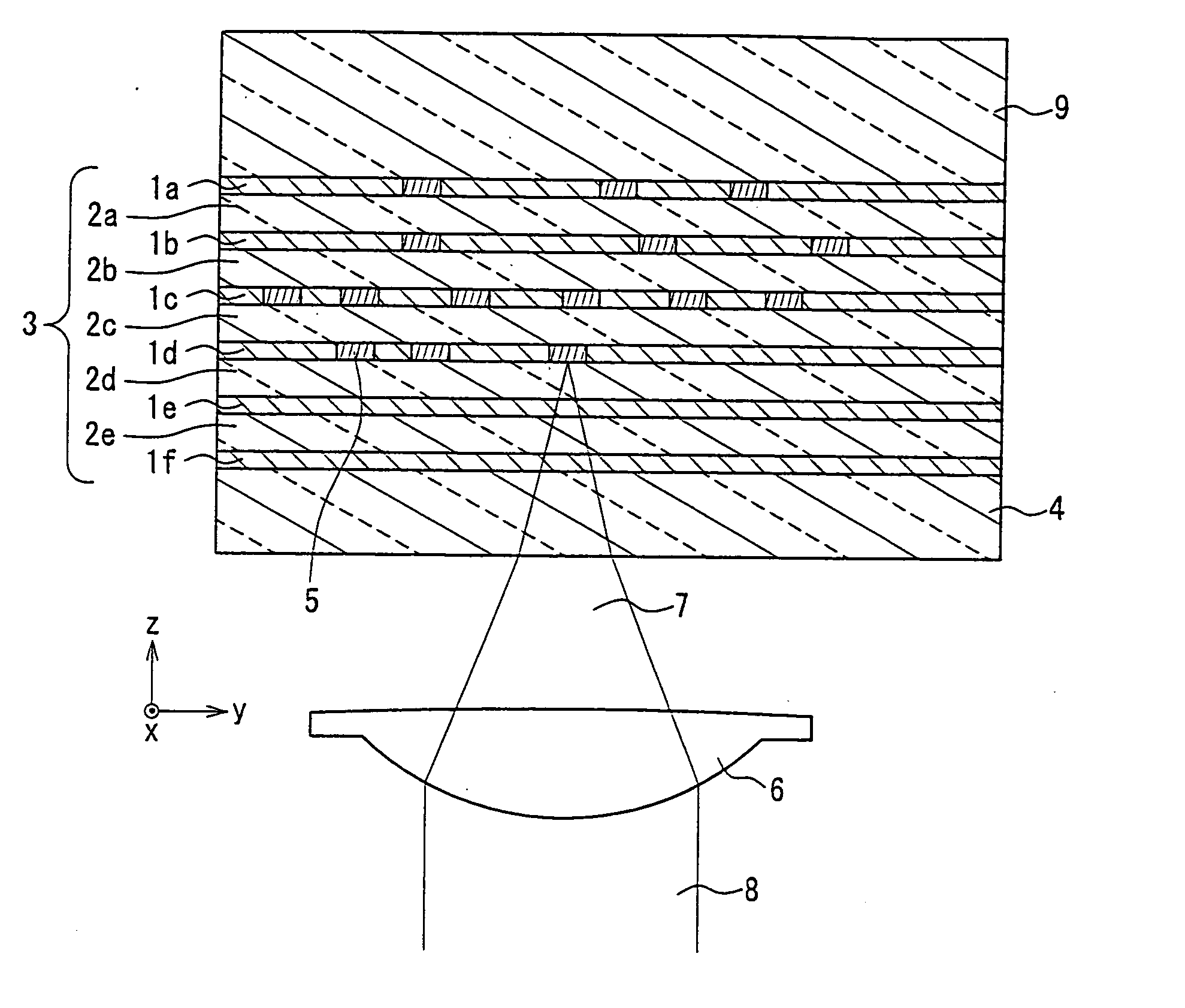 Information recording process for producing the same and optical information recording and reproducing device