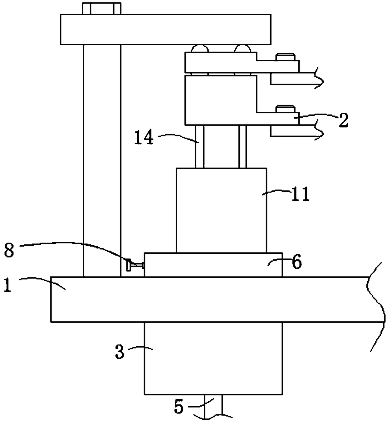 Capsule locking device for fully-automatic capsule filling machine