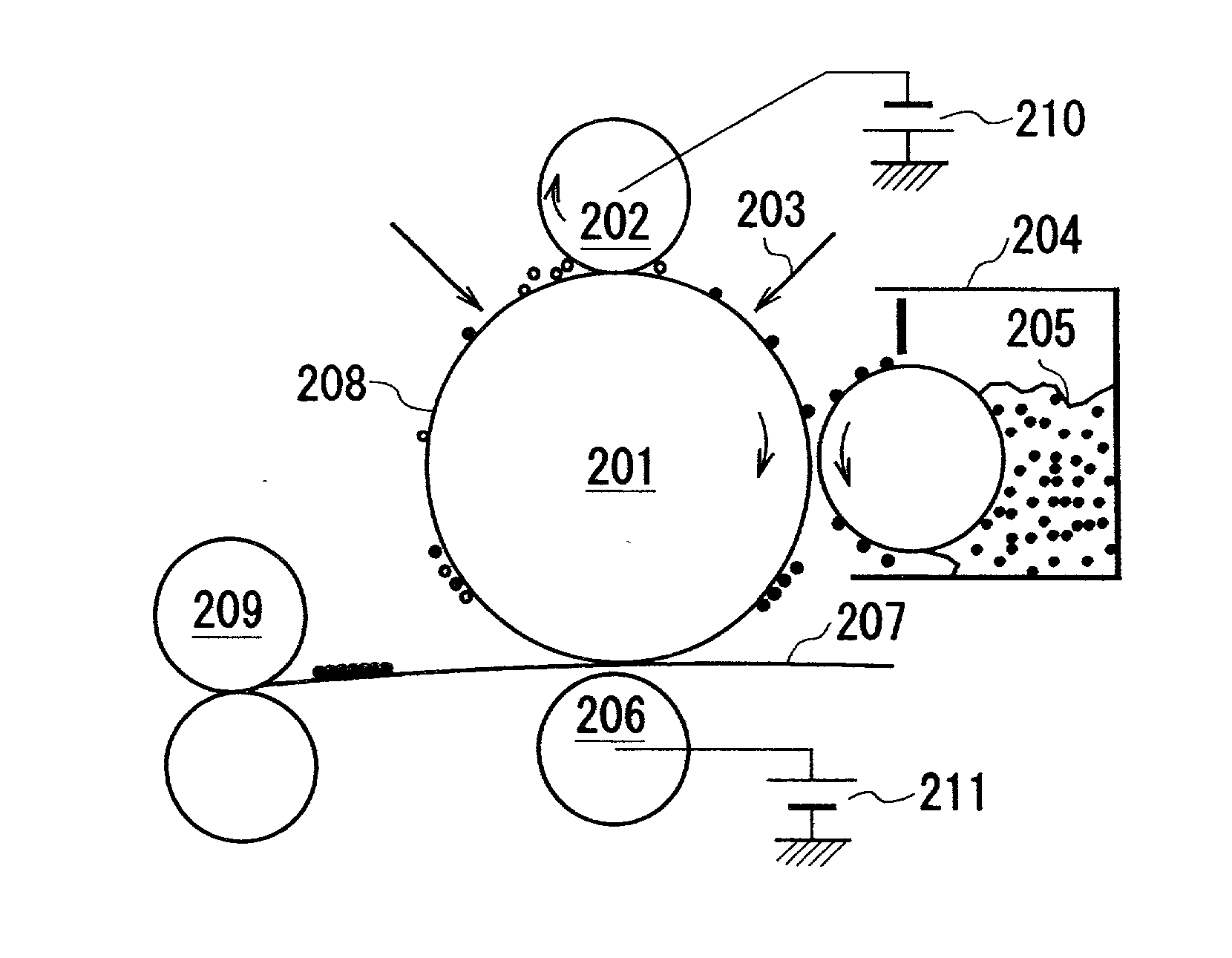 Electrophotographic image forming method and apparatus