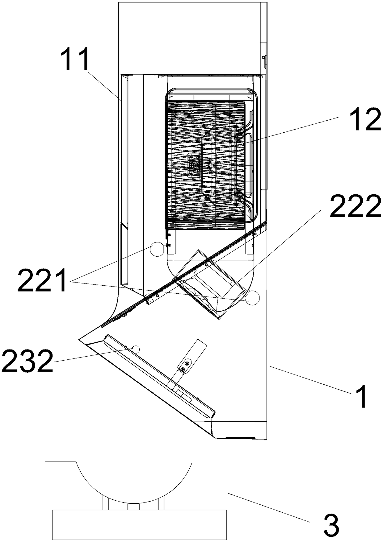 Low-damping full-surrounded three-dimensional sound field noise reduction range hood and noise reduction method thereof