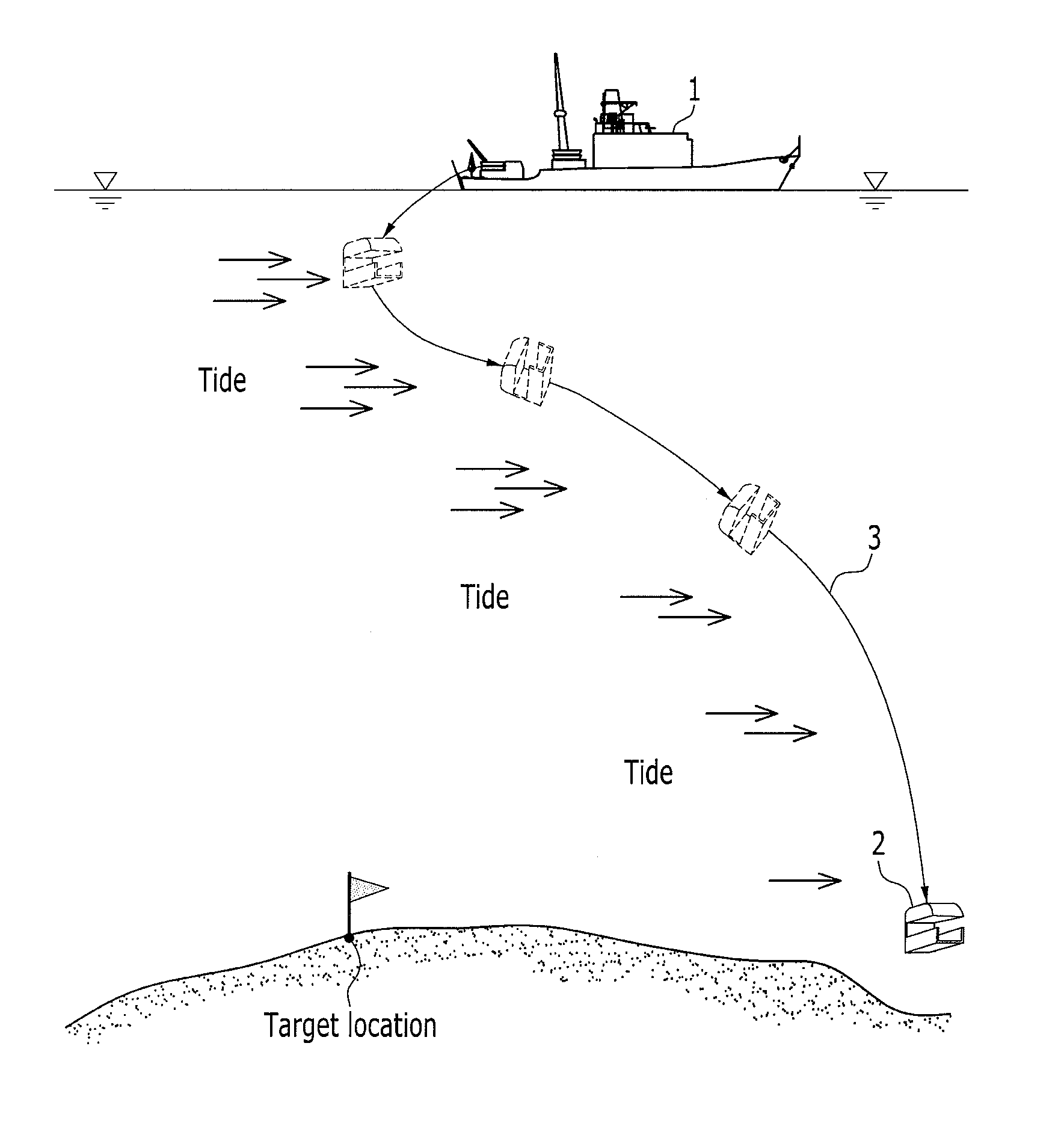 Underwater moving apparatus and moving method thereof