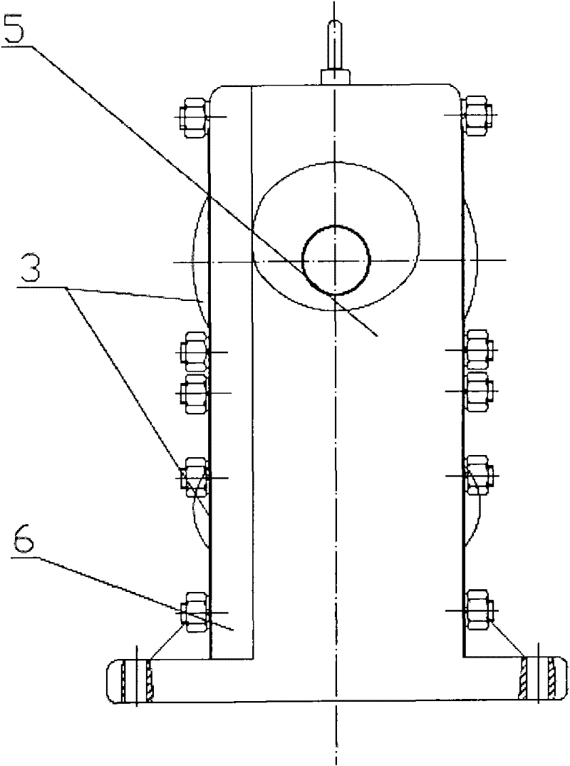 Framework of Y-shaped rolling mill with three rolls