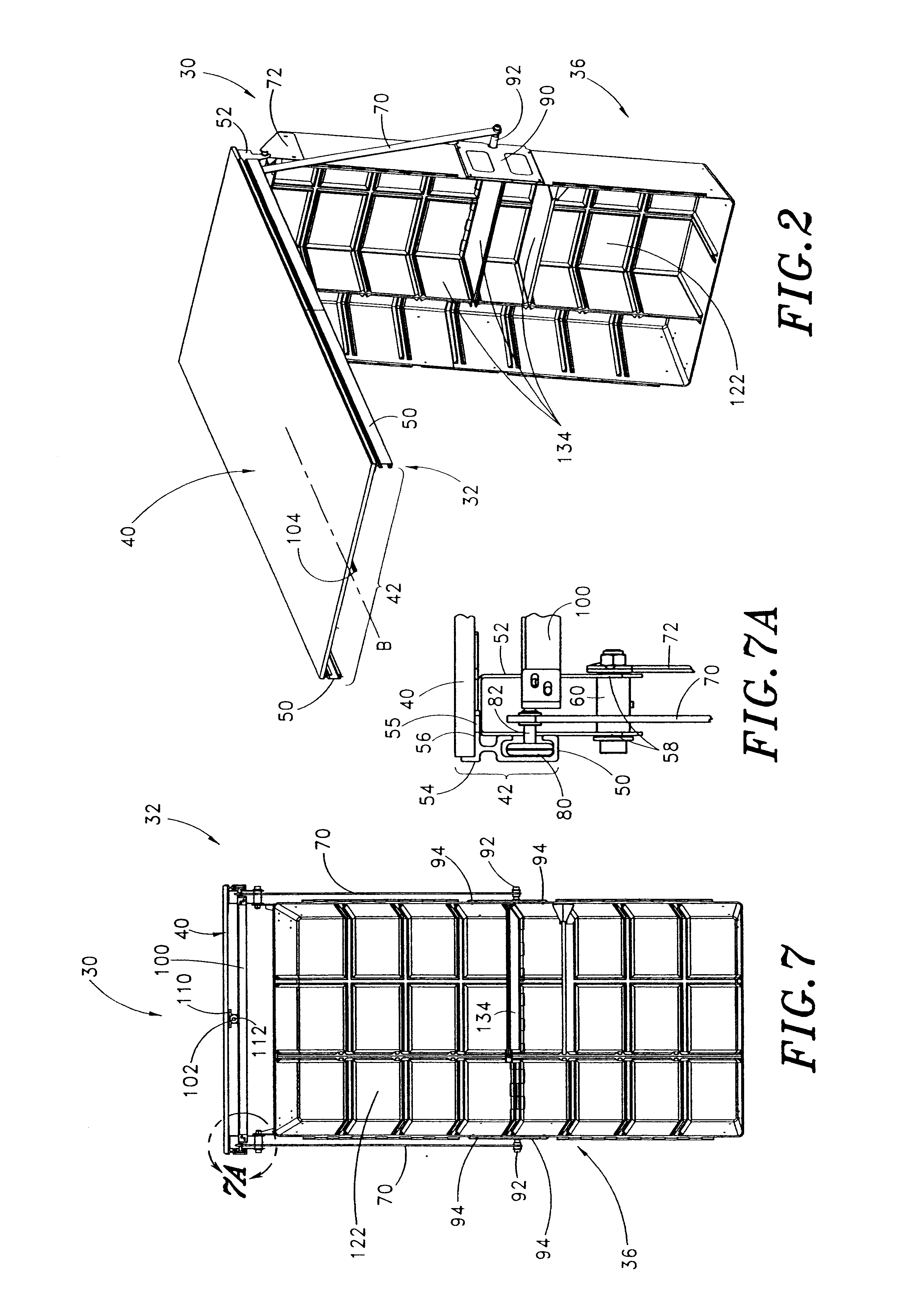 Overhead storage device