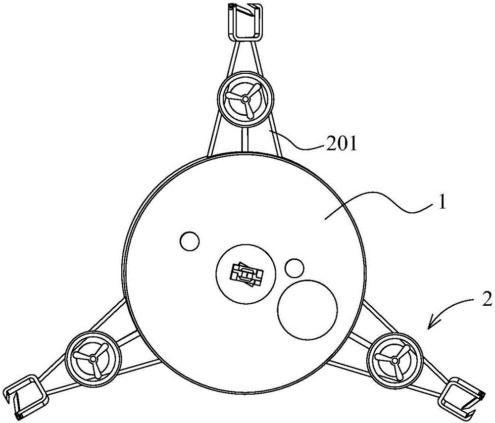 Underwater joint search and rescue robot and system and working method thereof