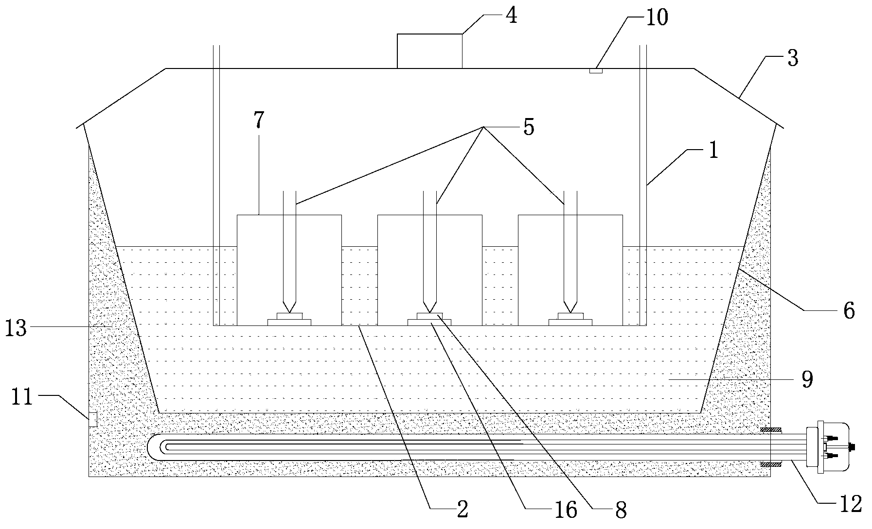 Biomedical piezoelectric material polarization device and method