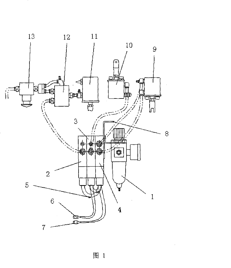 Automatic control device and method for sewing machine cloth-dragging wheel