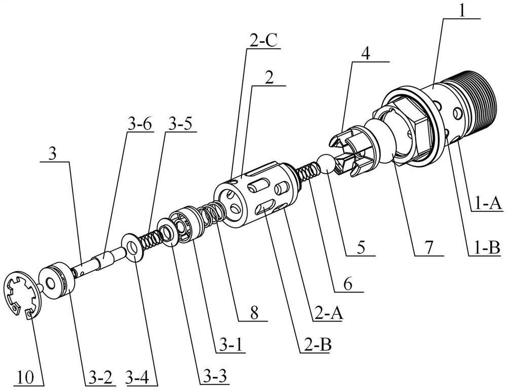 Phase control valve with hydraulic recovery structure