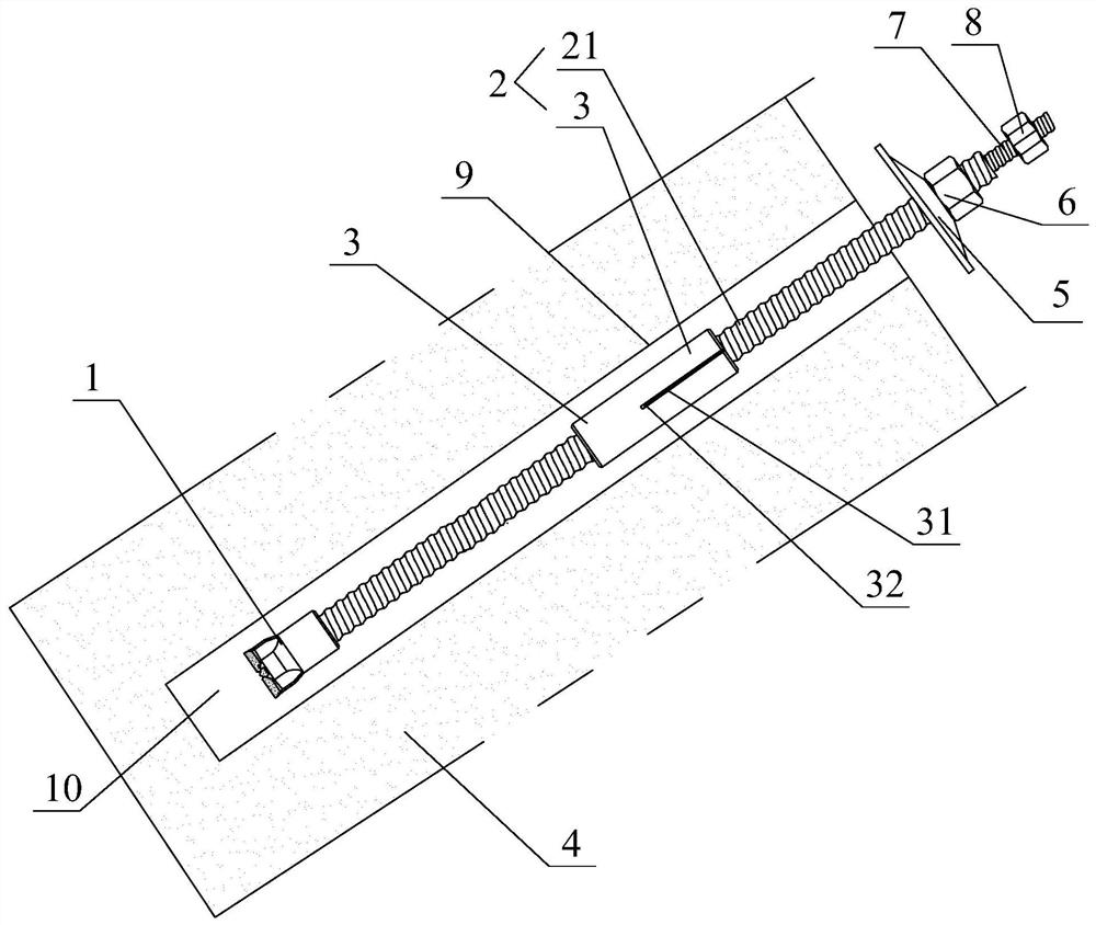 A self-drilling self-locking bolt and its installation method