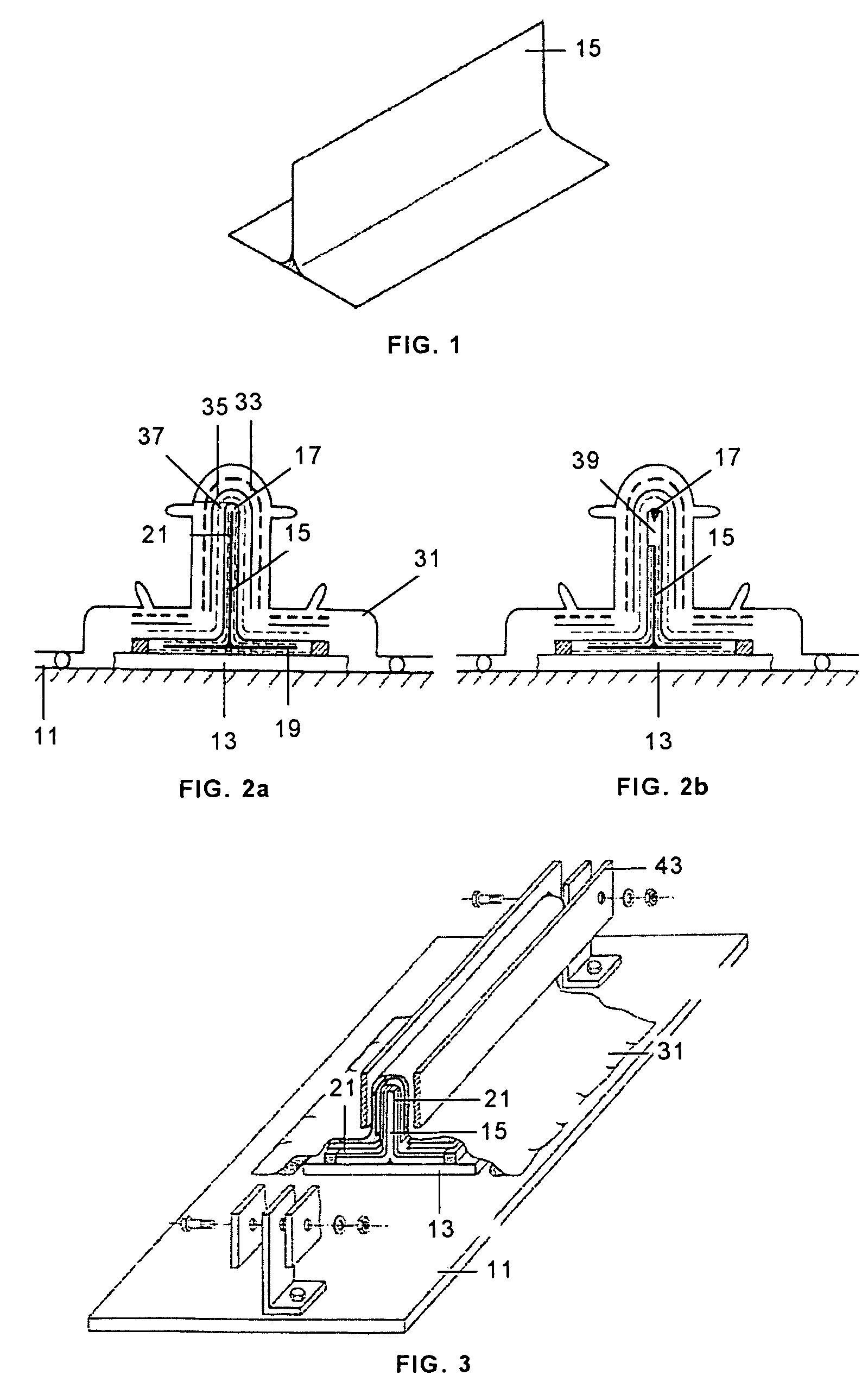 Process of manufacturing composite structures with embedded precured tools