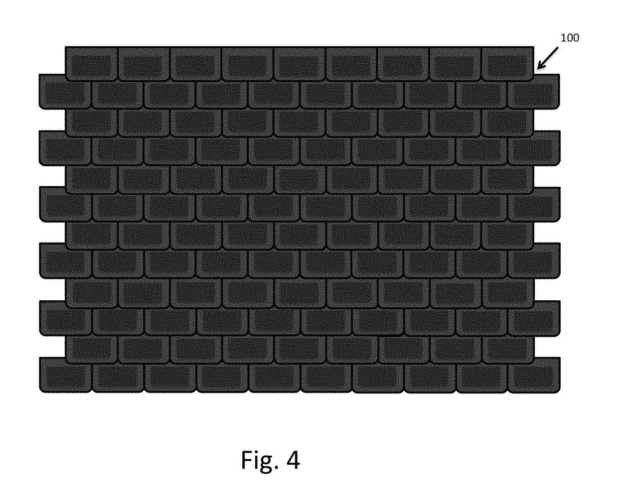 Photovoltaic roof tiles and method of manufacturing same