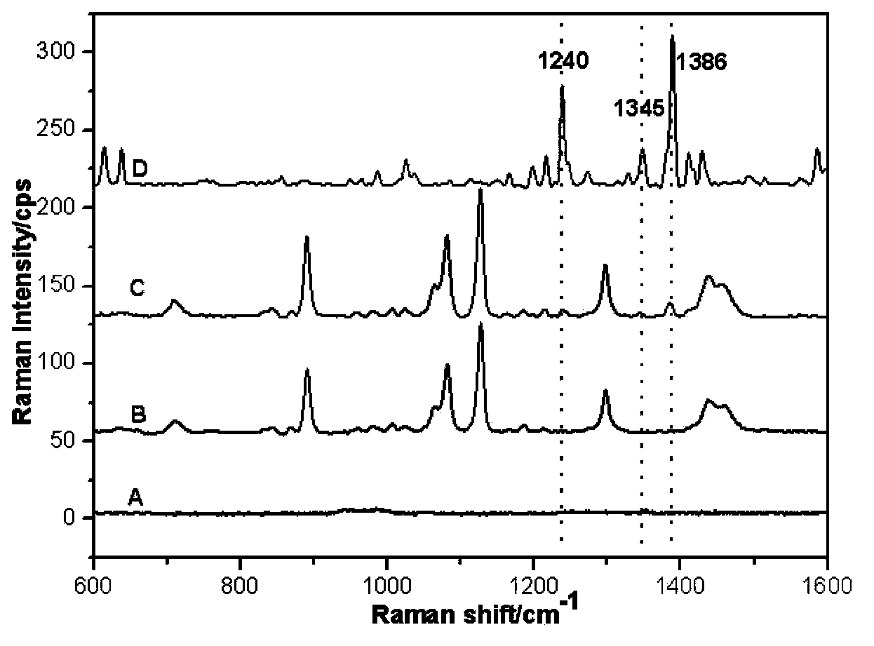 Analysis and detection method of surface enhanced Raman of benzo (a) pyrene