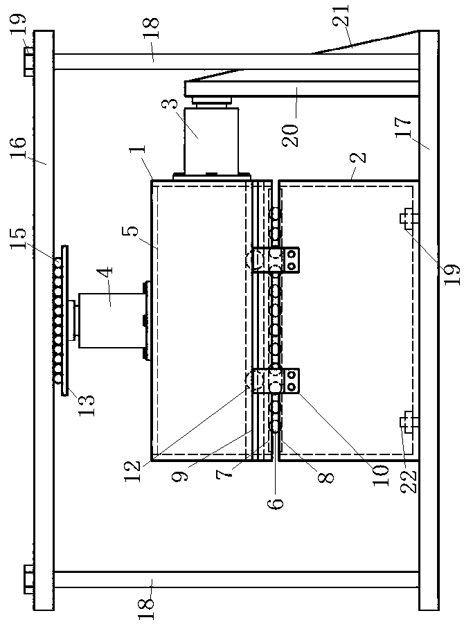Directional low friction based large indoor self-balancing direct shear instrument and working method thereof