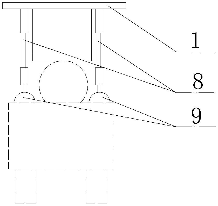 Measurement device for structure and characteristic parameters of special vehicle